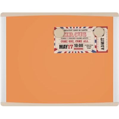 Bi-Office Lavagna magnetica Inka Tangerine, 35,5x28cm, Superficie in Acciaio Laccato, Cornice in alluminio e plastica beige Bi-Office Lavagna magnetica Inka Tangerine, 35,5x28cm, Superficie in Acciaio Laccato, Cornice in alluminio e plastica beige