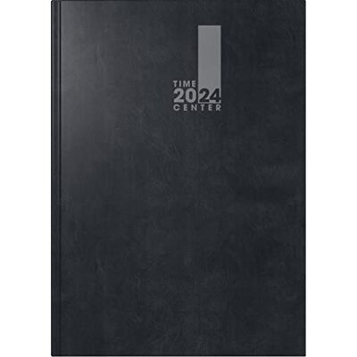 BRUNNEN Calendario mensile TimeCenter modello 726 2024 2 pagine = 1 mese A5 nero BRUNNEN Calendario mensile TimeCenter modello 726 2024 2 pagine = 1 mese A5 nero