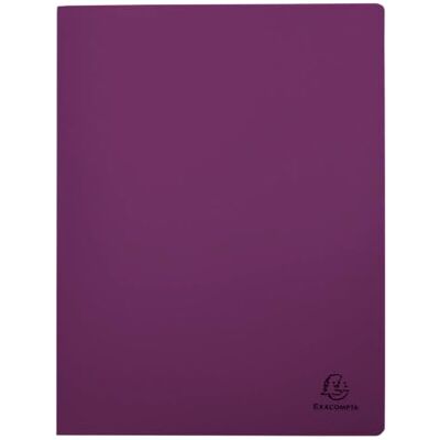Exacompta Rif. 1 portadocumenti semirigidi in PP riciclato TITANE, 60 tasche, 120 viste, per A4, dim 24 x 32 cm, 4 colori casuali melanzana, cocco, nero o turchese Exacompta Rif. 1 portadocumenti semirigidi in PP riciclato TITANE, 60 tasche, 120 viste, per A4, dim 24 x 32 cm, 4 colori casuali melanzana, cocco, nero o turchese