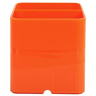 Exacompta Cod. Confezione da 10 Portapenne per scrivania Pen-Cube Iderama 2 scomparti di dimensioni ed altezze diverse Dimensioni (PxLxA): 7,4x7,4x9,3 cm Arancio Exacompta Cod. Confezione da 10 Portapenne per scrivania Pen-Cube Iderama 2 scomparti di dimensioni ed altezze diverse Dimensioni (PxLxA): 7,4x7,4x9,3 cm Arancio