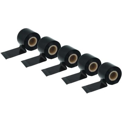 vhbw 5x nastro trasferimento termico compatibile con Zebra PAX-Serie, 105SL, 105SE, S400 etichettatrice, indelebile, 50mmx300m, cera di qualità plus vhbw 5x nastro trasferimento termico compatibile con Zebra PAX-Serie, 105SL, 105SE, S400 etichettatrice, indelebile, 50mmx300m, cera di qualità plus