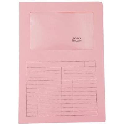 Blasetti Sintex Cartellina Finestra A4-50pz Carta 120gr Rosa Blasetti Sintex Cartellina Finestra A4-50pz Carta 120gr Rosa