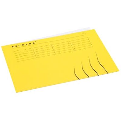 Djois , 3163106 Cartellina Secolor, formato A4, 100% cartone riciclato, FSC, giallo, 25 pezzi, cartelline senza graffette, documenti, organizzazione, ufficio, ecologico, durevole, prodotto nei Paesi Djois , 3163106 Cartellina Secolor, formato A4, 100% cartone riciclato, FSC, giallo, 25 pezzi, cartelline senza graffette, documenti, organizzazione, ufficio, ecologico, durevole, prodotto nei Paesi