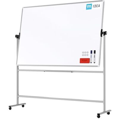 ALLboards Lavagna mobile TM Idea bifacciale girevole magnetica e cancellabile 180×120 cm – serie FLEX ALLboards Lavagna mobile TM Idea bifacciale girevole magnetica e cancellabile 180×120 cm – serie FLEX