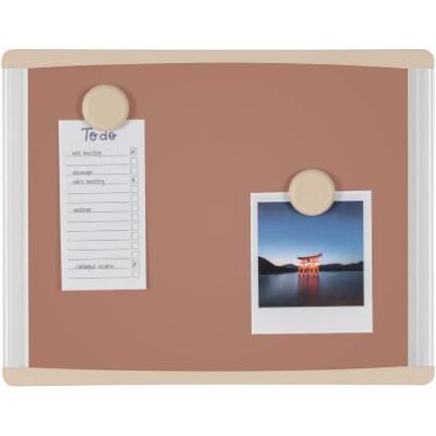 Bi-Office Lavagna magnetica Inka Chestnut, 28x21,6cm, Superficie in Acciaio Laccato, Cornice in alluminio e plastica beige Bi-Office Lavagna magnetica Inka Chestnut, 28x21,6cm, Superficie in Acciaio Laccato, Cornice in alluminio e plastica beige