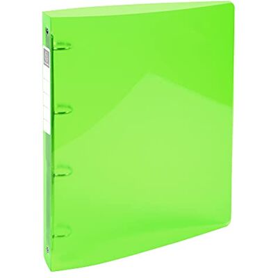 Exacompta 1 Raccoglitore Polipropilene Traslucido Glossy 0.7 mm Iderama PP 4 Anelli Tondi 30 mm Dorso 40 mm F.to Esterno 26.8x32 cm per A4 Maxi Colore: Verde Anice Exacompta 1 Raccoglitore Polipropilene Traslucido Glossy 0.7 mm Iderama PP 4 Anelli Tondi 30 mm Dorso 40 mm F.to Esterno 26.8x32 cm per A4 Maxi Colore: Verde Anice
