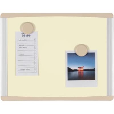 Bi-Office Lavagna magnetica Inka Vanilla, 28x21,6cm, Superficie in Acciaio Laccato, Cornice in alluminio e plastica beige Bi-Office Lavagna magnetica Inka Vanilla, 28x21,6cm, Superficie in Acciaio Laccato, Cornice in alluminio e plastica beige