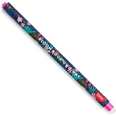 Legami Penna Gel Cancellabile, Sfera sull'Estremità per Rimuovere l'Inchiostro senza Consumare il Foglio Inchiostro Azzurro Termosensibile, Diametro Punta 0,7 mm Tema Flora Legami Penna Gel Cancellabile, Sfera sull'Estremità per Rimuovere l'Inchiostro senza Consumare il Foglio Inchiostro Azzurro Termosensibile, Diametro Punta 0,7 mm Tema Flora