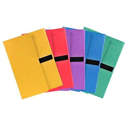 Exacompta Faldoni estensibili cartoncino lucido Colori assortiti Exacompta Faldoni estensibili cartoncino lucido Colori assortiti