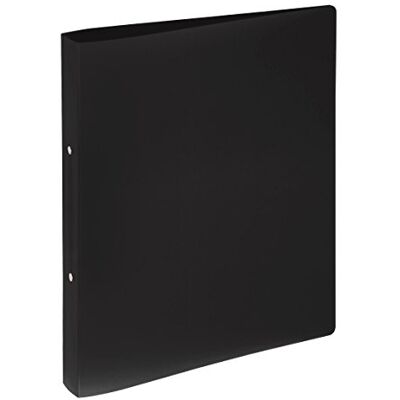 Pagna 20900 – 01 – – Raccoglitore ad anelle formato A4 PP, 2 anelli, 25 mm, colore: nero Pagna 20900 – 01 – – Raccoglitore ad anelle formato A4 PP, 2 anelli, 25 mm, colore: nero