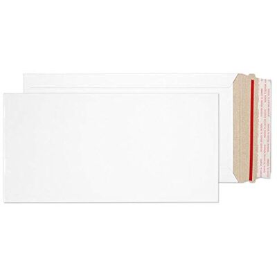 Blake VITA Packaging 460 x 185 mm 350 g/m2 Cartone rinforzato Stacca e sigilla () Cartoncino bianco, Confezione da 100 Blake VITA Packaging 460 x 185 mm 350 g/m2 Cartone rinforzato Stacca e sigilla () Cartoncino bianco, Confezione da 100