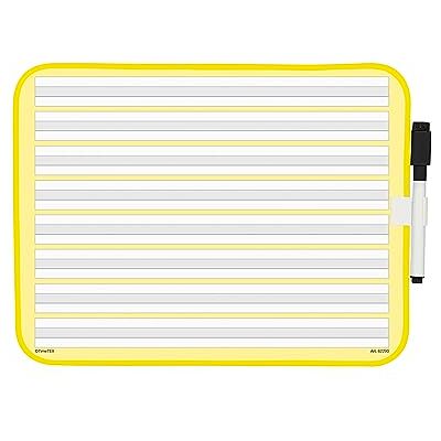 TimeTEX Prima-Colori Lavagna magnetica per esercizi di scrittura, 4 pezzi, 3 pezzi, con matita e calamita, 28 cm x 21,5 cm, righe per lavagna bianca TimeTEX Prima-Colori Lavagna magnetica per esercizi di scrittura, 4 pezzi, 3 pezzi, con matita e calamita, 28 cm x 21,5 cm, righe per lavagna bianca