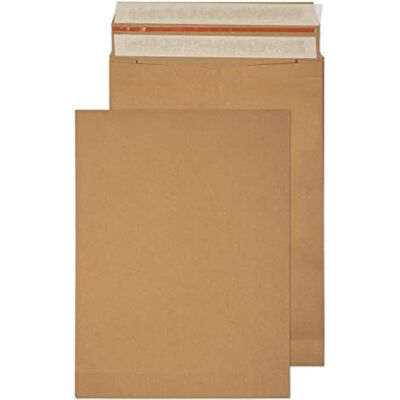 Blake VITA Packaging 430 x 320 x 80 mm 130 g/m2 Busta da spedizione in carta Kraft Stacca e sigilla () Marrone naturale, Confezione da 100 Blake VITA Packaging 430 x 320 x 80 mm 130 g/m2 Busta da spedizione in carta Kraft Stacca e sigilla () Marrone naturale, Confezione da 100