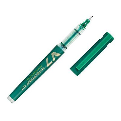 PILOT Set di 3 rulli ricaricabili Hi-TechPoint V7 Begreen Pte Medio Inchiostro Liquido Verde PILOT Set di 3 rulli ricaricabili Hi-TechPoint V7 Begreen Pte Medio Inchiostro Liquido Verde