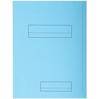 Exacompta Cartelle con Alette, 24x32 cm, Blu Chiaro Exacompta Cartelle con Alette, 24x32 cm, Blu Chiaro