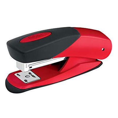 Rexel Choices Matador Cucitrice a mezza striscia con 25 fogli, con 24/6 e 26/6, corpo in metallo, rosso, Rexel Choices Matador Cucitrice a mezza striscia con 25 fogli, con 24/6 e 26/6, corpo in metallo, rosso,