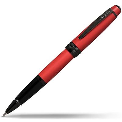 CROSS Bailey Selectip Penna a sfera (inchiostro nero, tratto M, in confezione regalo premium), vernice rossa opaca CROSS Bailey Selectip Penna a sfera (inchiostro nero, tratto M, in confezione regalo premium), vernice rossa opaca