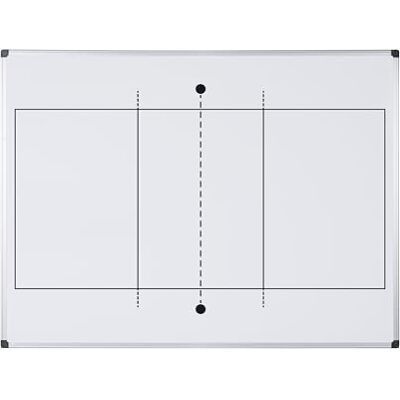 Bi-Office Maya Lavagna Magnetica Stampata da Pallavolo A4 Superficie in Acciaio Laccato, Cornice in Alluminio Bi-Office Maya Lavagna Magnetica Stampata da Pallavolo A4 Superficie in Acciaio Laccato, Cornice in Alluminio