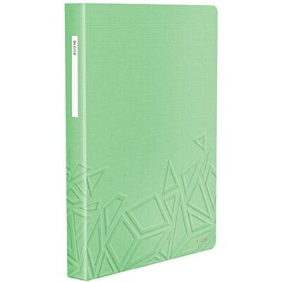 Leitz Urban Chic, Portalistino in Polipropilene, 80 Buste, Formato A4, Verde Chiaro Leitz Urban Chic, Portalistino in Polipropilene, 80 Buste, Formato A4, Verde Chiaro
