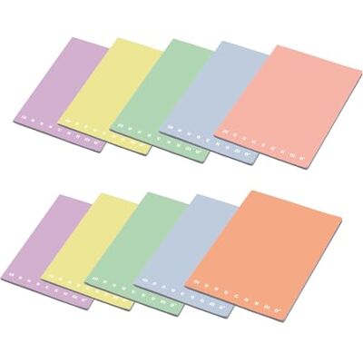 Pigna Monocromo Pastel, Quaderno A4, Confezione da 10 Pezzi, 02298900Q Pigna Monocromo Pastel, Quaderno A4, Confezione da 10 Pezzi, 02298900Q