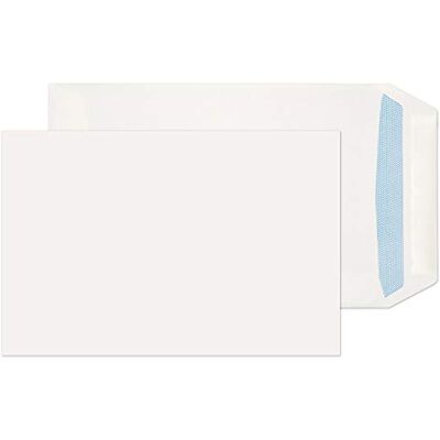 Blake Everyday 190 x 127 mm 90 g/m2 Tasca Gommato () Bianco, Confezione da 500 Blake Everyday 190 x 127 mm 90 g/m2 Tasca Gommato () Bianco, Confezione da 500