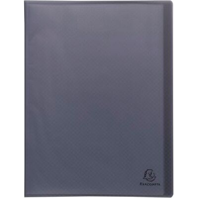 Exacompta Rif. Confezione da 5 pellicole protettive Opak riciclate, 40 buste a grana 80 viste per formato A4 copertina morbida in PP 4/10° semi-opaco, nero Exacompta Rif. Confezione da 5 pellicole protettive Opak riciclate, 40 buste a grana 80 viste per formato A4 copertina morbida in PP 4/10° semi-opaco, nero