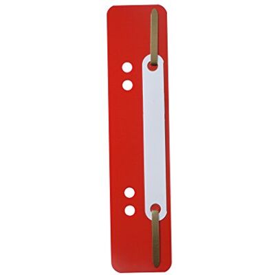 Durable Flexi Filing Strips, pressino fermafogli, 38x150 mm, foratura 60/80 mm, rosso, confezione da 250 pezzi Durable Flexi Filing Strips, pressino fermafogli, 38x150 mm, foratura 60/80 mm, rosso, confezione da 250 pezzi