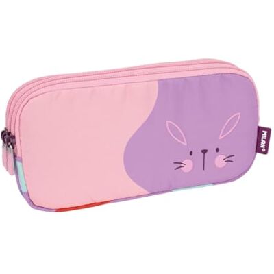 MILAN ® Astuccio 3 cerniere serie speciale Fun Animals viola MILAN ® Astuccio 3 cerniere serie speciale Fun Animals viola