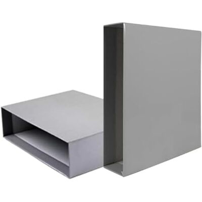 Liderpapel CONTENITORE ORGANIZER LEVA CARTON FOLIO DOCUMENTA DORSO DA 82 MM, COLORE: GRIGIO Liderpapel CONTENITORE ORGANIZER LEVA CARTON FOLIO DOCUMENTA DORSO DA 82 MM, COLORE: GRIGIO
