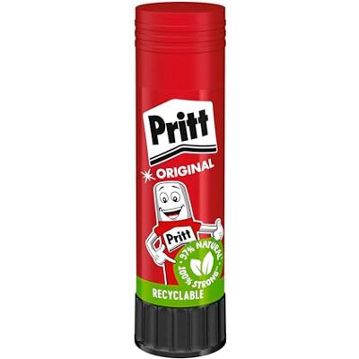 Pritt Colla stick, colla sicura e adatta ai bambini per arti e mestieri, colla forte per scuola e ufficio, 1x 43 g stick Pritt Colla stick, colla sicura e adatta ai bambini per arti e mestieri, colla forte per scuola e ufficio, 1x 43 g stick