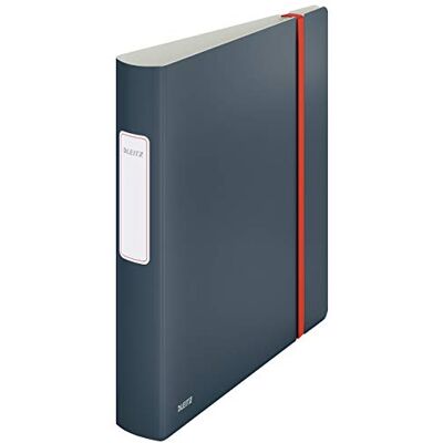 Leitz Active Raccoglitore con meccanismo a leva 180°, Capacità 350 fogli, Formato A4, Dorso da 65 mm, Gamma Cosy, Grigio Velluto, Leitz Active Raccoglitore con meccanismo a leva 180°, Capacità 350 fogli, Formato A4, Dorso da 65 mm, Gamma Cosy, Grigio Velluto,