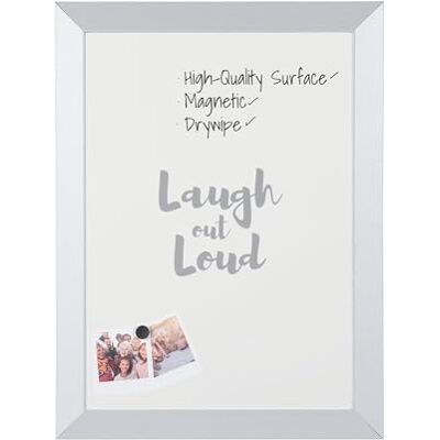Bi-Office , Lavagna Kamashi, Magnetica Cancellabile a Secco, Cornice Argento MDF, 45x60cm Bi-Office , Lavagna Kamashi, Magnetica Cancellabile a Secco, Cornice Argento MDF, 45x60cm