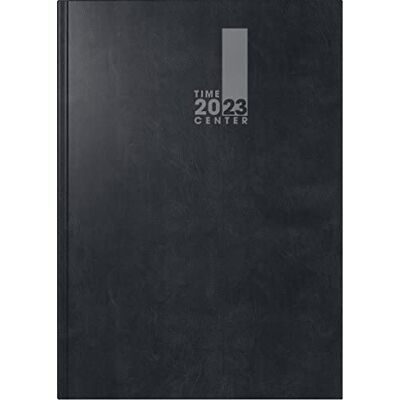 BRUNNEN Calendario mensile TimeCenter modello 726 2023 A5 nero: 2 pagine = 1 mese BRUNNEN Calendario mensile TimeCenter modello 726 2023 A5 nero: 2 pagine = 1 mese