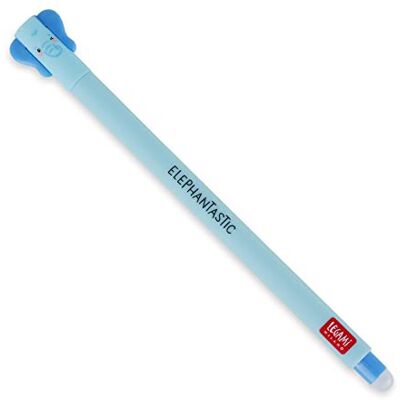 Legami Penna Gel Cancellabile, Sfera sull'Estremità per Rimuovere l'Inchiostro senza Consumare il Foglio Inchiostro Nero Termosensibile, Diametro Punta 0,7 mm Tema Elefante Legami Penna Gel Cancellabile, Sfera sull'Estremità per Rimuovere l'Inchiostro senza Consumare il Foglio Inchiostro Nero Termosensibile, Diametro Punta 0,7 mm Tema Elefante