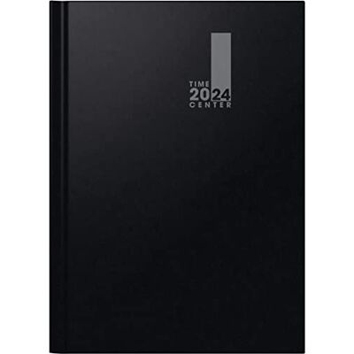 BRUNNEN Agenda settimanale TimeCenter, modello 724 2024, 2 pagine = 1 settimana A4, nero BRUNNEN Agenda settimanale TimeCenter, modello 724 2024, 2 pagine = 1 settimana A4, nero