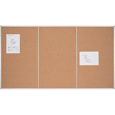 Bi-Office Outsize Bacheca in Sughero, 180 x 100 cm, superficie in sughero, cornice in alluminio Bi-Office Outsize Bacheca in Sughero, 180 x 100 cm, superficie in sughero, cornice in alluminio