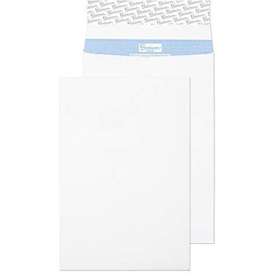 Blake C4 125 GSM Secure, resistente agli strappi e chiusura adesiva – bianco (confezione da 20) Blake C4 125 GSM Secure, resistente agli strappi e chiusura adesiva – bianco (confezione da 20)