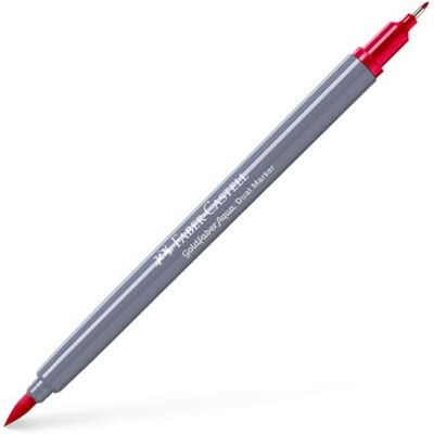 Faber-Castell Goldfaber Aqua Dual Marker carminio permanente Faber-Castell Goldfaber Aqua Dual Marker carminio permanente
