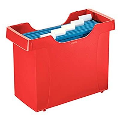 Leitz Mini file Plus porta catelle sospese (Include 5 cartelle sospese Alpha blu) Rosso 19930325 Leitz Mini file Plus porta catelle sospese (Include 5 cartelle sospese Alpha blu) Rosso 19930325