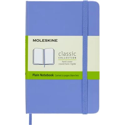 Moleskine Classic Notebook, Taccuino con Pagine Bianche, Copertina Rigida e Chiusura Elastica, Formato Pocket 9 x 14 cm, Colore Blu Ortensia, 192 Pagine Moleskine Classic Notebook, Taccuino con Pagine Bianche, Copertina Rigida e Chiusura Elastica, Formato Pocket 9 x 14 cm, Colore Blu Ortensia, 192 Pagine
