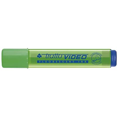 Tratto Evidenziatore Video Verde, 1 confezione da 12 evidenziatori Tratto Evidenziatore Video Verde, 1 confezione da 12 evidenziatori