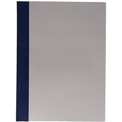 Esselte Confezione 50 Cartellini con Fermaglio, Rilegatori PVC, A4, Blu Marino Esselte Confezione 50 Cartellini con Fermaglio, Rilegatori PVC, A4, Blu Marino