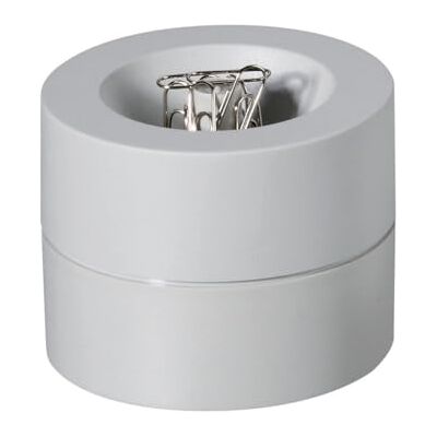 MAUL Klammernspender, rund, Durchmesser: 73 mm, grau MAUL Klammernspender, rund, Durchmesser: 73 mm, grau