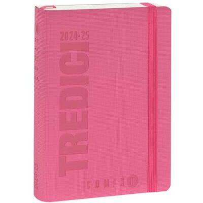 COMIX U YOURSELF Agenda Giornaliera Mini 2024-2025, Diario 13 Mesi, con Copertina Morbida in PU, Elastico, Tasca a Soffietto Contenitiva e 384 Pagine, Ideale per Scuola e Università, 11x15.3cm, Rosa COMIX U YOURSELF Agenda Giornaliera Mini 2024-2025, Diario 13 Mesi, con Copertina Morbida in PU, Elastico, Tasca a Soffietto Contenitiva e 384 Pagine, Ideale per Scuola e Università, 11x15.3cm, Rosa