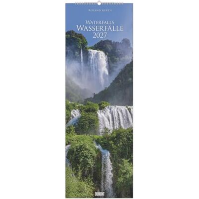 DUMONT Wasserfälle 2027: Wandkalender 34x98 cm mit 12 Wasserfallfotografien und sprachneutralem Kalendarium DUMONT Wasserfälle 2027: Wandkalender 34x98 cm mit 12 Wasserfallfotografien und sprachneutralem Kalendarium