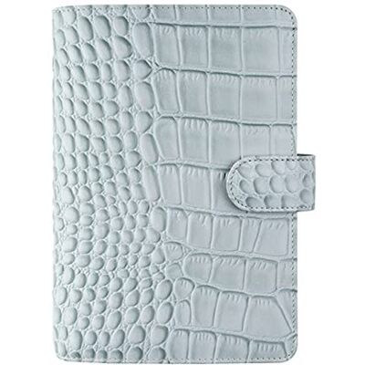 Filofax Personal Classic Organizer a forma di coccodrillo, colore: Argento () Filofax Personal Classic Organizer a forma di coccodrillo, colore: Argento ()