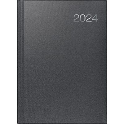 BRUNNEN Agenda settimanale modello 763 2024 2 pagine = 1 settimana formato foglio 21 x 29 cm, nero vulcanico BRUNNEN Agenda settimanale modello 763 2024 2 pagine = 1 settimana formato foglio 21 x 29 cm, nero vulcanico