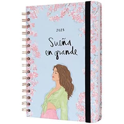 Grupo Erik : Agenda Annuale 2023 Ana Marin, agenda settimanale A5 in spagnolo, 14,8x21cm, 12 mesi da Gennaio a Dicembre 2023, ideale come agenda settimanale ad anelli 2023 o agenda ragazza 2023 Grupo Erik : Agenda Annuale 2023 Ana Marin, agenda settimanale A5 in spagnolo, 14,8x21cm, 12 mesi da Gennaio a Dicembre 2023, ideale come agenda settimanale ad anelli 2023 o agenda ragazza 2023