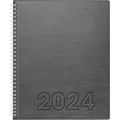 BRUNNEN Agenda settimanale modello Manager Wt 7 – weektimer® 2024 2 pagine = 1 settimana formato foglio 21 x 26 cm, grigio BRUNNEN Agenda settimanale modello Manager Wt 7 – weektimer® 2024 2 pagine = 1 settimana formato foglio 21 x 26 cm, grigio
