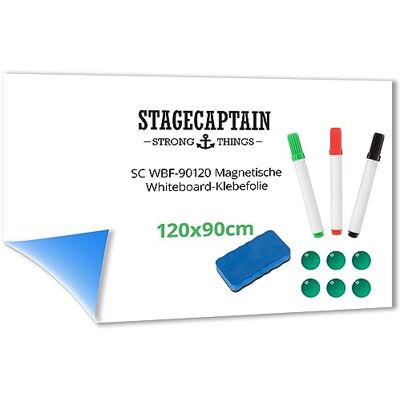 Pronomic WBF-90120 Pellicola Adesiva Magnetica Per Lavagna Bianca Pellicola magnetica scrivibile per lavagna bianca, Da incollare su superfici lisce, Cancellabile, Dimensioni: 90 x 120 cm Pronomic WBF-90120 Pellicola Adesiva Magnetica Per Lavagna Bianca Pellicola magnetica scrivibile per lavagna bianca, Da incollare su superfici lisce, Cancellabile, Dimensioni: 90 x 120 cm